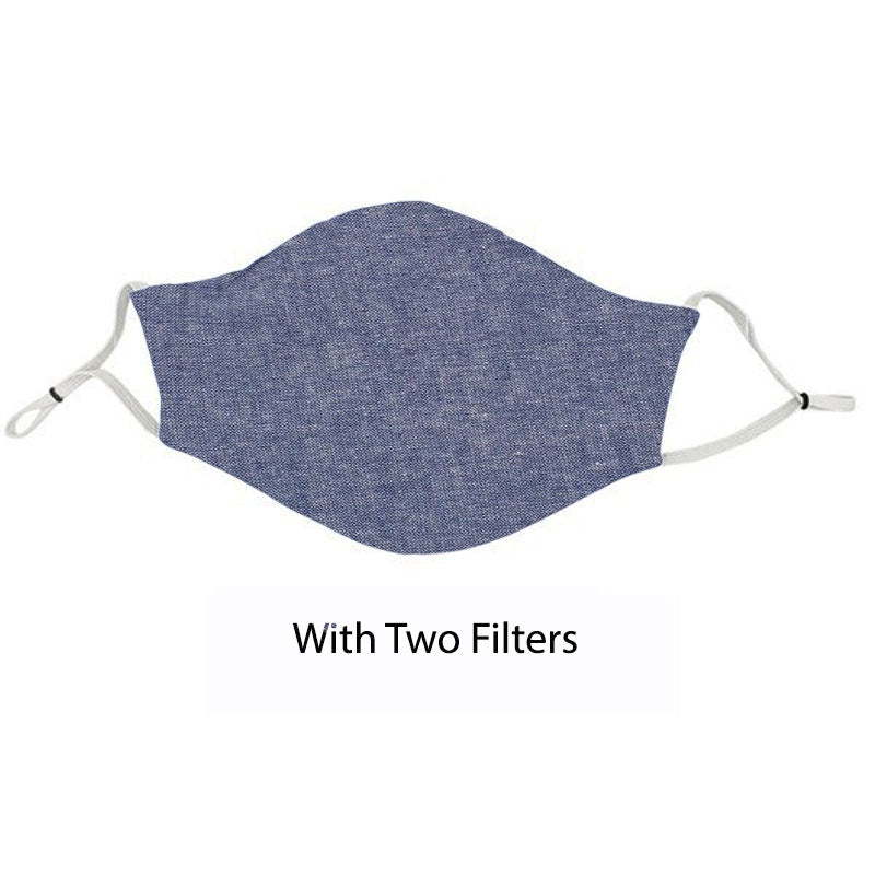 Chambray Face Mask with Filters